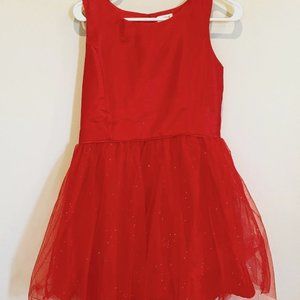 Cat and Jack XL Red Sparkle Dress